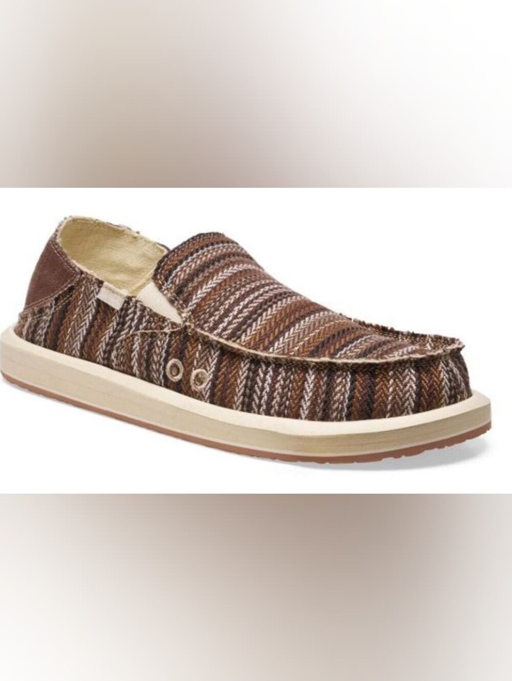 Sanuk Men's Donny Novelty Loafers Colour Is Brown Multiway Size 12